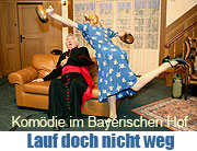 "Lauf doch nicht immer weg." in der Komödie im Bayerischen Hof. Komödie von Philip King vom 13.01.-13.03.2010 (Foto: W. Rabanus)